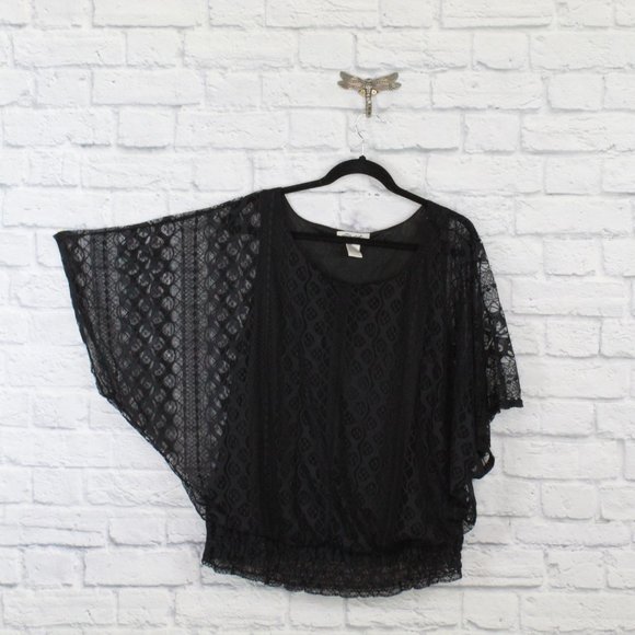 ULTRA PINK Lace Flowing Top Shirt Blouse Size 2X - Picture 5 of 8